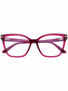 TOM FORD Eyewear очки FT5812 в квадратной оправе, розовый