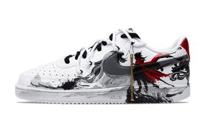 Кроссовки для скейтборда Court Vision 1 мужские низкие черный/красный Nike