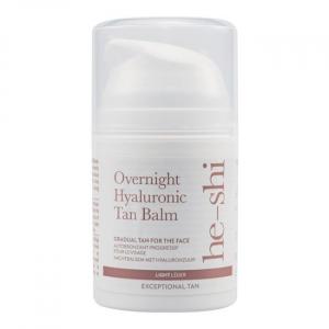 Ночной гиалуроновый бальзам для автозагара лица He - Shi, 50 мл