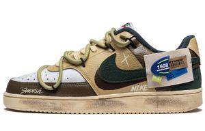 Кроссовки для скейтбординга Nike Court Vision 1 унисекс, светло-коричневый