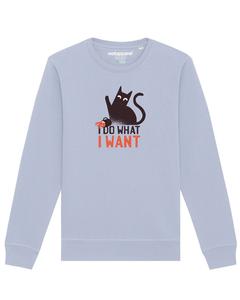 Толстовка Watapparel Cat, светло-синий