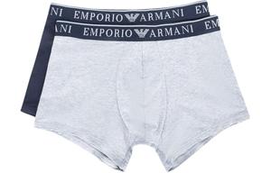 Боксеры мужские 2 шт EMPORIO ARMANI, синий