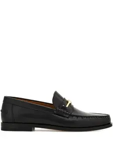 Кожаные лоферы Ferragamo, черный