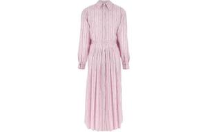 Платье женское Prada с длинными рукавами, розовый