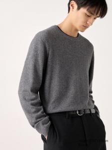 Джемпер Uniqlo Cashmere Crew Neck, серый