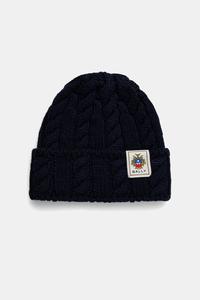 Шерстяная шапка Bally, темно-синий