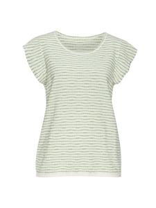 Рубашка с круглым вырезом кремово-зеленого цвета Vivance