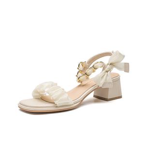 Женские сандалии One Strap Apricot TAFN, Apricot