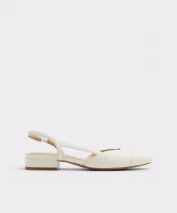 Женские туфли на плоской подошве с круглым носком Aldo, белый