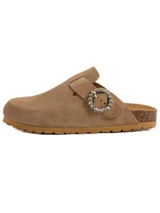 Billowy Кожаные сабо коричневого цвета