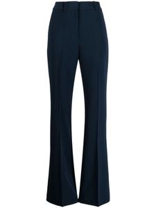 Michael Kors расклешенные брюки со стрелками, синий