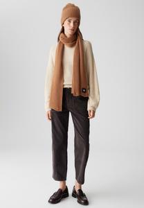 Шарф OPUS RIBBED STRUCTURED, Golden Oak/Brown