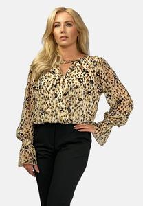 Блузка WITH CHAIN REGINA FASHION, цвет beige pattern