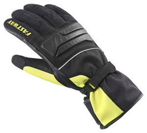 Туристические перчатки Uni 201 Fastway, черный/желтый