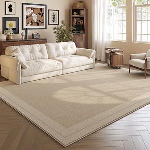 Budis Ковер 240х340 см для гостиной/спальни в стиле французского лайт-люкс, утолщенный, waterproof, не скользящий, из велюра twilight cloud