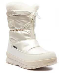 Утепленные зимние ботинки цвета слоновой кости Calvin Klein Jeans, кремовый