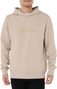 Мужская толстовка с капюшоном Herno, толстовка с официальным логотипом, бежевый