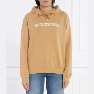 Толстовка стандартного кроя из флока Reg Monotype Tommy Hilfiger, бежевый