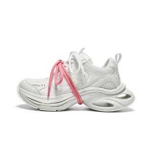 Дышащие, легкие, низкие, массивные кроссовки, увеличивающие рост, женские CHERYKALLY, Pearl White