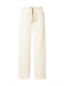 PIECES Широкие брюки 'PCCHILLI' из шерсти белого цвета