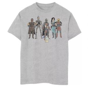 Футболка с рисунком «Звездные войны: Ребенок» для мальчиков 8–20 лет, также известная как «Малыш Йода и друзья» Star Wars