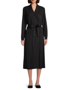 Платье-миди с радиусным поясом Capsule 121, черный