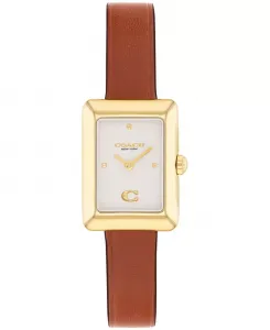 Женские часы Mara с кожаным ремешком, 19 x 26 мм Coach