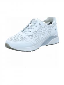 Mustang Спортивные кроссовки на шнуровке белого цвета