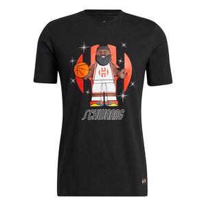 Футболка Adidas x LEGO Harden Tee 'Black White Orange', черный