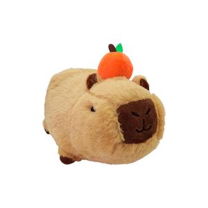 Коллекция Capybara, милая капибара, игривая капибара с пузырями плюшевая кукла высота 20см/30см длина 20см X3COMMUNE, Tummy Position Small Capybara 20Cm