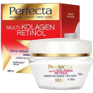 Крем для лица дневной и ночной 70+ Perfecta Multikolagen Retinol, 50 мл