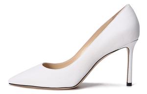 Jimmy Choo Туфли на тонком каблуке, женские, белые