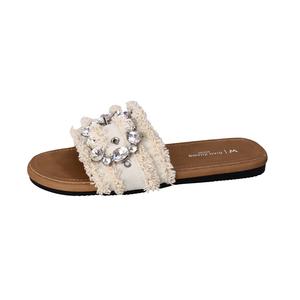 WUJI Массажные абразивостойкие слайдеры женские бежевые, цвет Beige