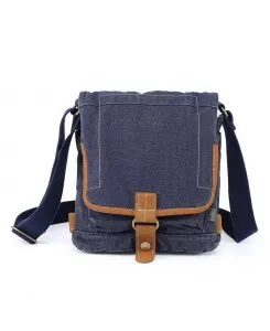 Atona Classic Flap Canvas Crossbody Bag – Кросс-боди сумка Atona Classic Flap из холста TSD BRAND, синий