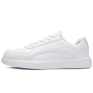 Kuding Скользоустойчивые амортизирующие износостойкие легкие дышащие лоу-топ скейтборд кроссовки унисекс белый, цвет White