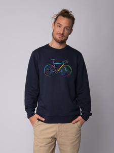 Толстовка wat? Apparel Fahrrad by night, темно-синий