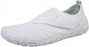 Мужские водные тапочки, водные тапочки для мужчин, водные тапочки для женщин, босоножки, аква обувь для плавания, пляжная обувь, быстро сохнущие водные тапочки, аква спортивная обувь для улицы Kajxz, белый