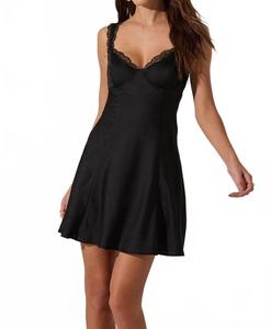 Мини-платье Alva в черном цвете ASTR