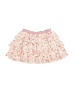 Детская юбка-пачка с цветочным принтом - для малышек, маленьких и больших девочек Sweet Wink, мультиколор