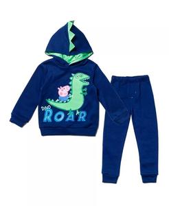 Пуловер с капюшоном George и брюки-джоггеры для малышей , Дети для мальчиков Peppa Pig, синий