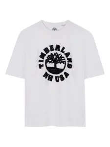 Футболка с логотипом Timberland Kids, белый