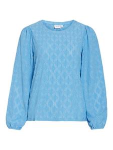 VILA Лонгслив 'VIAsta' в небесно-голубом цвете