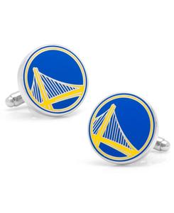 Запонки с символикой команды Golden State Warriors Cufflinks Inc, Blue