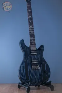 PRS SE Sandblasted CE 24 LTD, пескоструйная обработка, синий