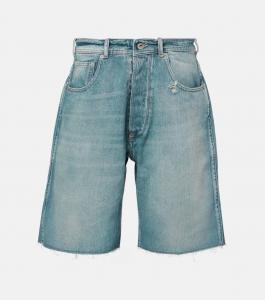 Джинсовые бермуды Maison Margiela, светло-синий