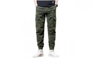 Брюки карго Jeep, камуфляж армейский зеленый