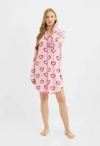 Ночная рубашка с сердечком из перца чили Chelsea Peers, Pink