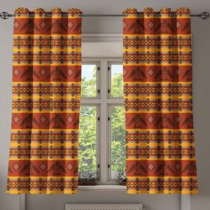 Занавеска с люверсами Abakuhaus Eagle 2 шт, 280x175x0,5 см цвет zimt marigold grau