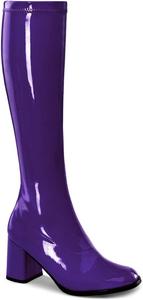 Сапоги Funtasma Gogo-300 для женщин от Pleaser, Purple Stretch Patent