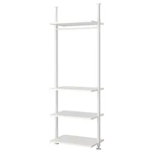 Шкаф для одежды, белый, 92x51x222-350 см, ELVARLI IKEA